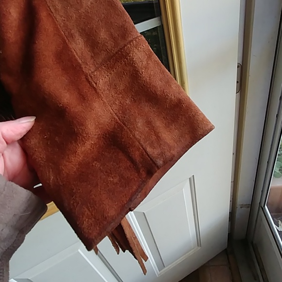 Fringed leather jacket - Picture 4 of 5